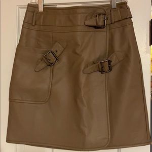 G by Giuliano Faux Leather Skirt - NEW